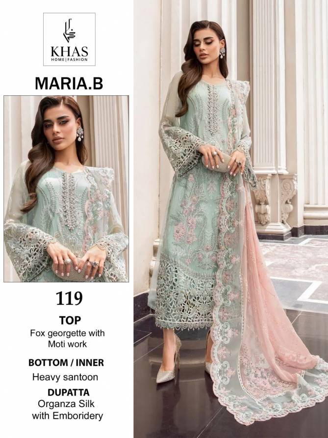 Khas Maria B Premium Faux Georgette Pakistani Salwar Suits
